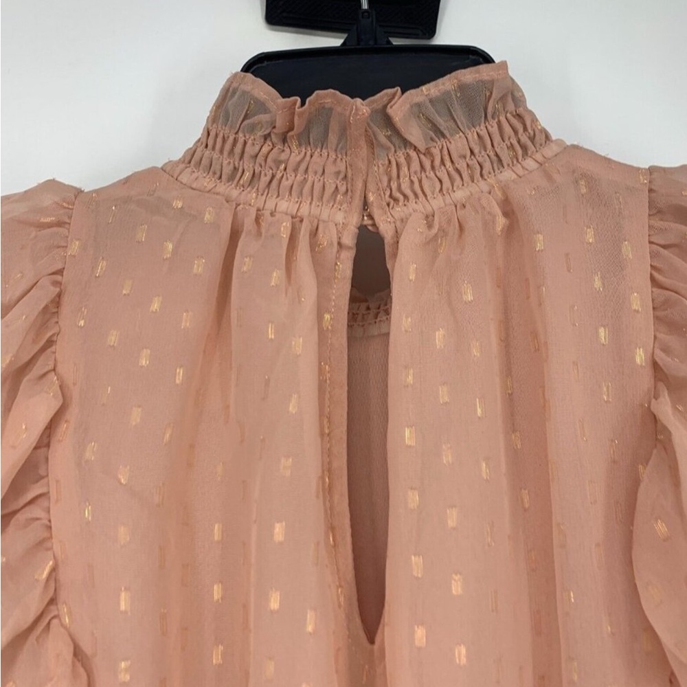 Avec Les Filles Blush Ruffled Maxi Dress - Picture 4 of 5